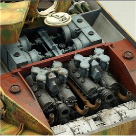 Amusing 35A051 Tiger (P) 003 Sd.Kfz. 181 Panzerkampfwagen VI(P) w/Zimmerit