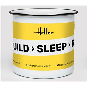 Heller 96503 Mug > Eat > Build > Sleep > Repeat