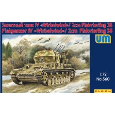 UM 1:72 Flakpanzer IV Wirbelwind 2cm Flakvierling 38