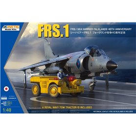Kinetic 48138 FRS.1 Sea Harrier Falklands 40th Anniversary with a Royal Navy Tow Tractor