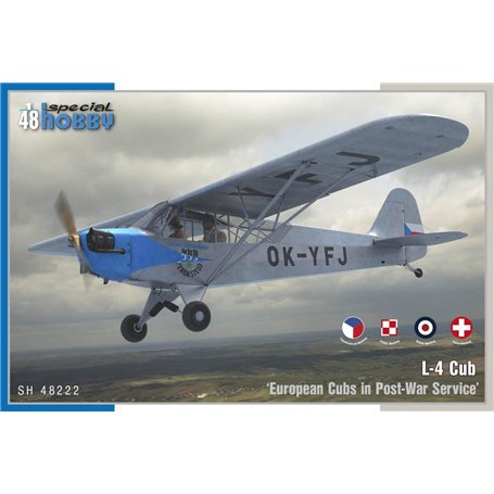 Special Hobby 48222 L-4 Cub 'European Cubs in Post-War Service'