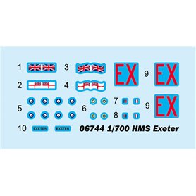 Trumpeter 1:700 HMS Exeter