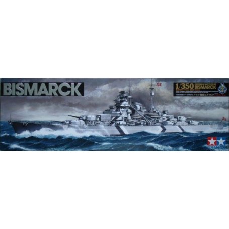 Tamiya 1:350 German battleship Bismarck 