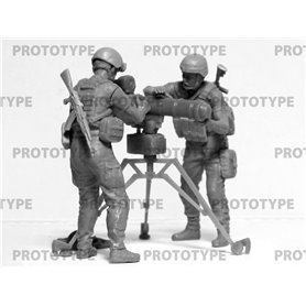 ICM 1:35 THE CREW OF STUGNA-P ANTI-TANK COMPLEX