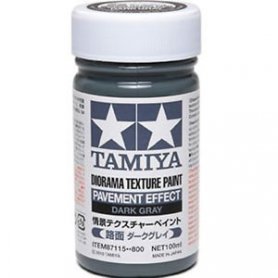Tamiya 87115 Farba teksturowa PAVEMENT EFFECT Dark Gray - 100ml