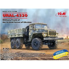 ICM 1:72 URAL-4320 - MILITARY TRUCK OF THE ARMED FORCES OF UKRAINE