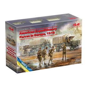 ICM 1:35 AMERICAN EXPEDITIONARY FORCES IN EUROPE - 1918