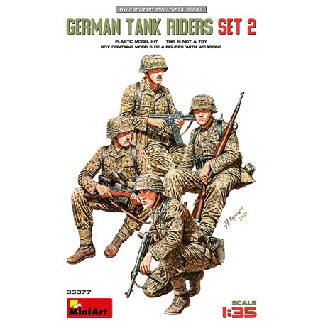 Mini Art 1:35 GERMAN TANK RAIDERS - SET 2