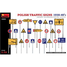 Mini Art 1:35 POLISH TRAFFIC SIGNS 1930-1940S