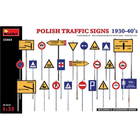 Mini Art 35664 Polish Traffic Signs 1930-40's