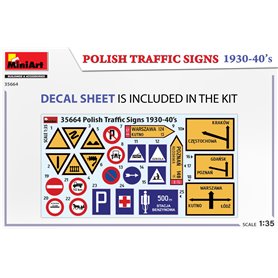 Mini Art 1:35 POLISH TRAFFIC SIGNS 1930-1940S