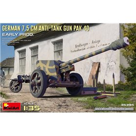 Mini Art 1:35 PaK.40 - GERMAN ANTI-TANK 75MM GUN - EARLY PRODUCTION