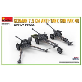 Mini Art 351:35 PaK.40 - GERMAN ANTI-TANK 75MM GUN - EARLY PRODUCTION