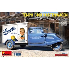 Mini Art 1:35 Tempo E400 Kastenwagen - 3-WHEEL DBT