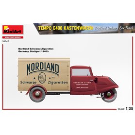 Mini Art 38047 Tempo E400 Kastenwagen 3-wheel DBT