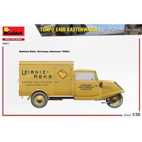 Mini Art 38047 Tempo E400 Kastenwagen 3-wheel DBT