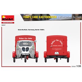 Mini Art 38047 Tempo E400 Kastenwagen 3-wheel DBT