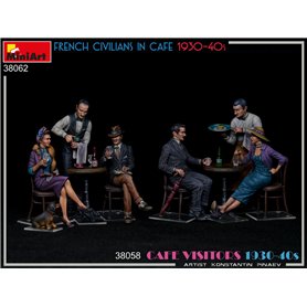 Mini Art 38062 French Civilians in cafe 1930-40's