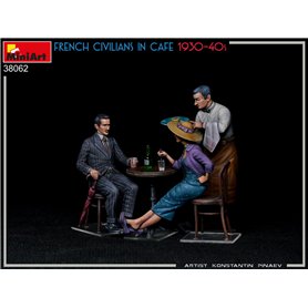 Mini Art 38062 French Civilians in cafe 1930-40's