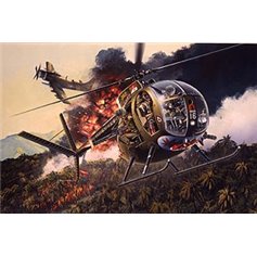 Dragon 3310 Oh-6A Cayuse W/Crew1/35