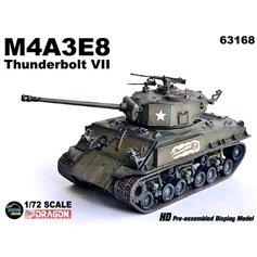 Dragon ARMOR 1:72 M4A3E8 Thunderbolt VII - COMMANDER OF 37TH TANK BATTALION - 4TH ARMORED DIVISION - GERMANY 1945