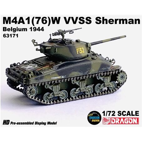 Dragon Armor 63171 M4A1 (76)W VVSS Sherman Belgium 1944