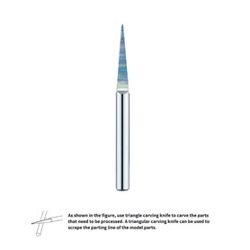 DSPIAE TS-01 Nożyk wolframowy TUNGSTEN STEEL TRIANGLE CARVING KNIFE