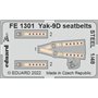 Eduard 1:48 Yak-9d Seatbelts Steel