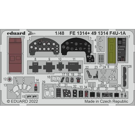 Eduard STEEL 1:48 Pasy bezpieczeństwa do F-35B dla Italeri