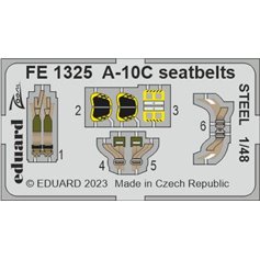 Eduard STEEL 1:48 Pasy bezpieczeństwa do A-10C dla Hobby Boss