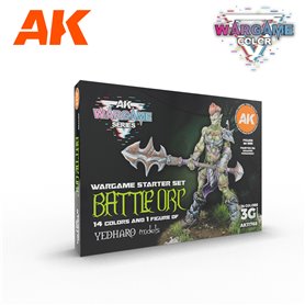 AK Interactive 11768 Zestaw farb WARGAME STARTER SET - BATTLE ORC