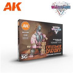 AK Interactive 11769 Zestaw farb WARGAME STARTER SET - CRUSHER DWARF