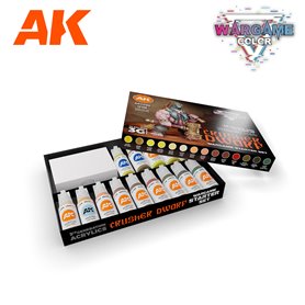 AK Interactive 11769 Zestaw farb WARGAME STARTER SET - CRUSHER DWARF