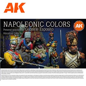 AK Interactive HISTORICAL COLOR SET NAPOLEONIC BY GABRI
