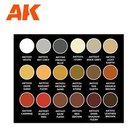 AK Interactive 11773 Zestaw farb SIGNATURE SET - RAFA ARCHIDUQUE SUDAN