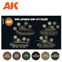 AK Interactive WWII Japanese Army AFV Colors SET 3G