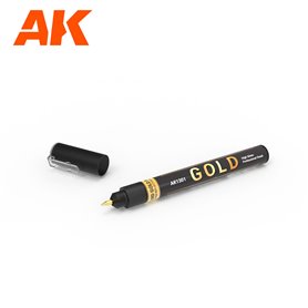AK Interactive 1300 Markery METALLIC MAKERS - 4szt.
