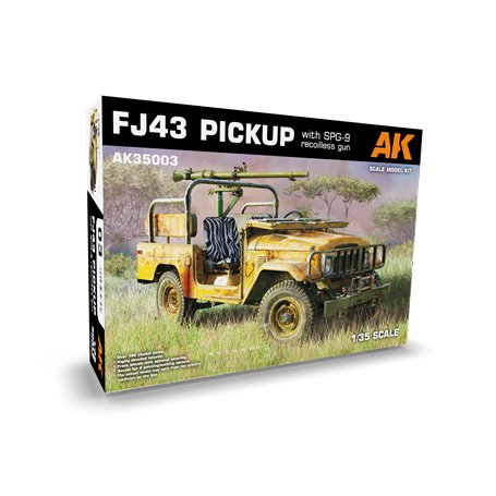 AK Interactive FJ43 Pickup with SPG-9 Recoilless Gun 1/