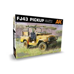 AK Interactive 1:35 FJ43 PICKUP W/SPG-9 RECOILLESS GUN 