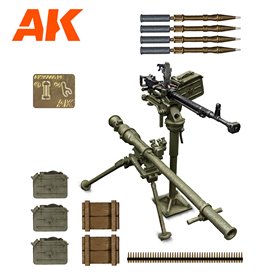 AK Interactive 1:35 INFANTRY SUPPORT WEAPON DSHKM AND SPG-9