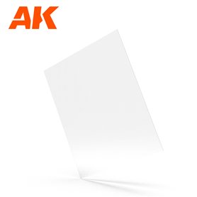 AK Interactive 6585 0,20MM/0.008MM THICKNESS-CLEAR ORGANIC GLASS