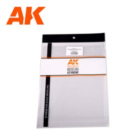 AK Interactive 6586 0.40MM/0.016MM THICKNESS-CLEAR ORGANIC GLASS