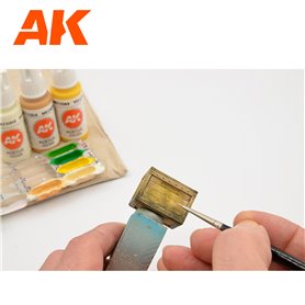 AK Interactive LASER CRATE BIOHAZARD 1:35