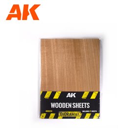 AK Interactive WOODEN SHEETS A4