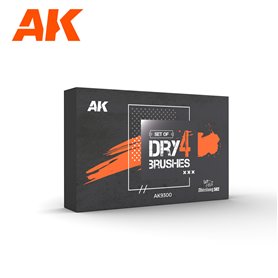 AK Interactive 9300 DRY BRUSHES SET