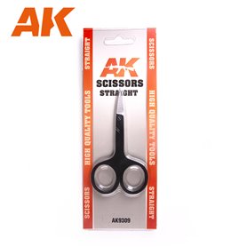 AK Interactive 9309 SCISSORS STRAIGHT - SPECIAL PHOTOETCHED