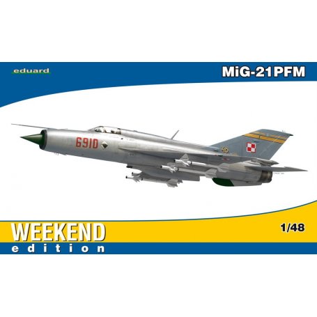 Eduard 1:48 Mikoyan-Gurevich MiG-21PFM WEEKEND edition 