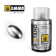 Ammo of MIG 2306 A-STAND Chrome for Plastic - 30ml