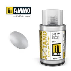 Ammo of MIG 2350 A-STAND Grey Primer And Microfiller - 30ml