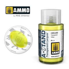 Ammo of MIG 2402 A-STAND Transparent Yellow - 30ml